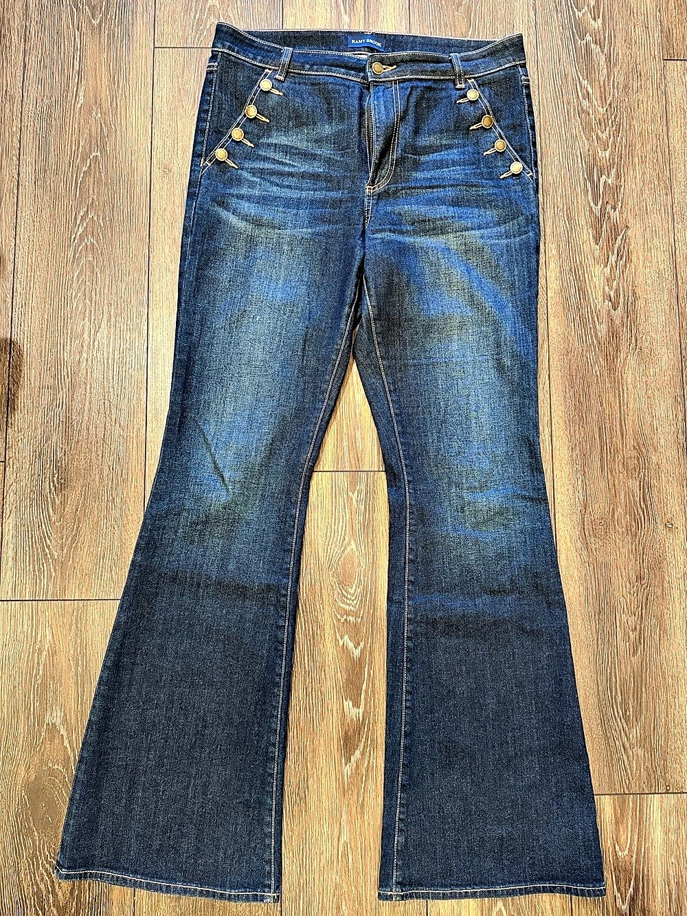 Ramy Brook Helena High Rise Flare Jeans - Size 32 - Like New